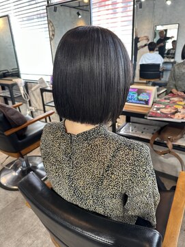 リム(RIM.) [切りっぱなしボブ/ダークグレー/暗髪/フェイクブラック]