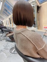 リール 銀座(R'EEL) メルティカラー似合わせカットウェーブミディアム縮毛矯正ボブ