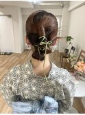 浴衣ヘアアレンジ