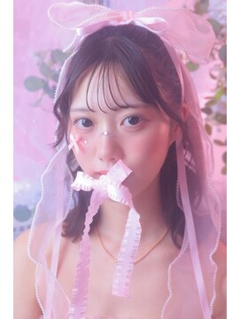 ヘア サロン クラン 東心斎橋店(hair salon clan) ハーフアップ【クラン東心斎橋店】ヘアセット/ヘアメ/心斎橋