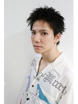 モリゲン フェローシップ レグ(MORIGEN fellowship REGU)&nbsp;メンズカットアップバングスパイキーショートブルーブラック0606