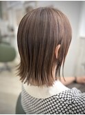 髪質改善//外はねボブ/アッシュブラウン