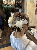 前撮り/成人式/シニヨン
