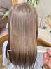 【美髪】カット+ダメージレス縮毛矯正+高補修トリートメント[恵比寿]