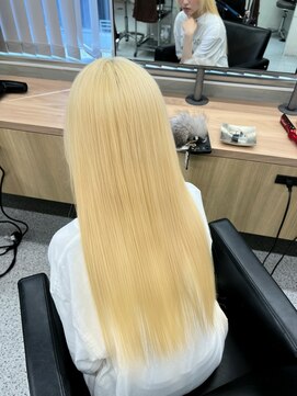 ペレ 渋谷(PELE) くびれヘア/アプリコットオレンジ/夏のヘアアレンジ/渋谷