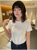 ばっさりカットでイメチェンニュアンスパーマ