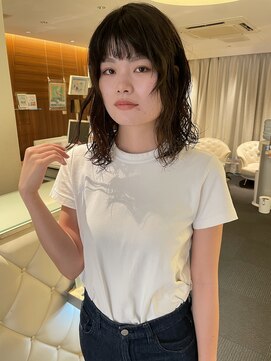 ヤヨイブレインズフェアリー(YAYOI BRAINS fairy) ばっさりカットでイメチェンニュアンスパーマ