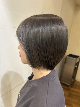 オーガニックマインド 坂戸 鶴ヶ島(organic+mind) 冬カラー◎大人可愛いアッシュボブ×小顔カット20代30代