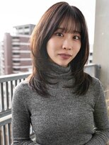 ホロン 池袋(HOLON)&nbsp;池袋HOLON【ミディアムレイヤー/ハッシュカット/暗めカラー】