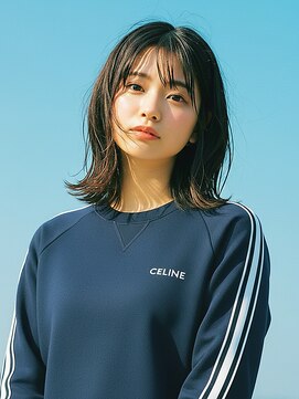 コトナ 越谷店 大人可愛いミディアムヘアー/オリーブグリーン/髪質改善/越谷