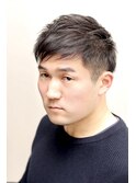 爽やか◎黒髪ツーブロック×短髪ビジネスヘア