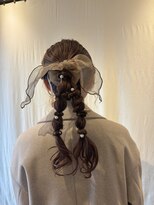 ココカラヘアー ニコ(cococara hair nico)&nbsp;ツインポニー/お呼ばれヘア/ヘアアレンジ
