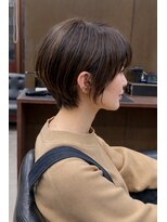 ランルコネ(ran rukone)&nbsp;ワンカラーで作るシャドールーツお店ショート髪質改善