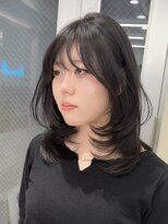 ロンド マーレ 天神大名店(Lond mare) レイヤーカット/顔まわりカット/似合わせカット/ベージュカラー