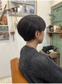 日常に馴染む白髪染めとショートボブ