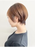 【松戸 松田】耳たぶラインショート明るめカラー