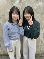 エレマルヤマ(ele maruyama) 《小田紘輝&長田翼》女子高生カット/髪質改善縮毛矯正