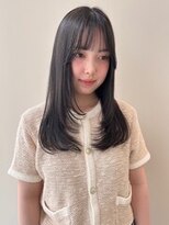 リサプラン(RISA plan)&nbsp;レイヤーカット 顔周りカット 前髪カット グレージュカラー
