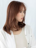 ドクターズ サロン ラブ(Dr's Salon LAB)&nbsp;大人美人オレンジベージュ先パーマレイヤーロブl古河20代30代