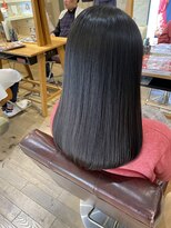 ヴァンクシー バイ ルナ(VANKCY by Luna) 髪質改善 酸熱トリートメント 伸ばしかけ アッシュブラウン 簡単