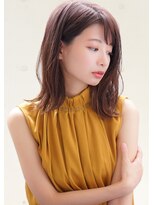 美容室 サボイ 高崎店(SAVOY)&nbsp;スタイリングが簡単♪大人耳かけ小顔☆モテ愛され×ミディ