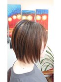 ぱつっとボブ