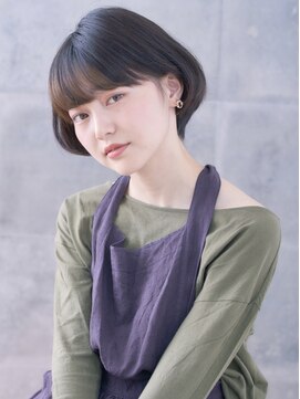 オーブ ヘアー アムール 学芸大学店(AUBE HAIR amour) 【AUBE HAIR】小顔_丸みショートスタイル