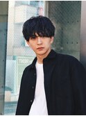 マッシュ/無造作パーマ/ツーブロック/黒髪