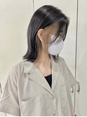 大人可愛い切りっぱなしボブ_インナーカラー【横浜】
