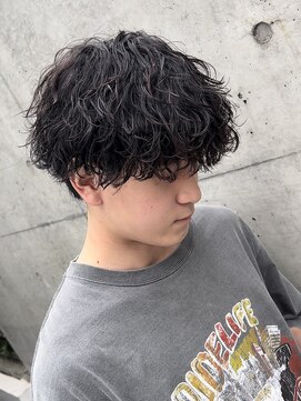 フィフス 渋谷(fifth) 波巻きパーマ刈り上げマッシュ波打ちパーマツイストスパイラル