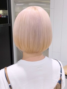 アルバム 池袋(ALBUM) ブロンドボブ_グレージュカラーボブウルフ_ba414032
