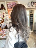 透明感のあるイルミナカラー