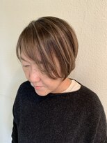 大須賀美容室 けやき通り店&nbsp;白髪ぼかしハイライト