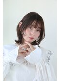 【不動前美容室】ミディアムレイヤー・ミディアムヘア