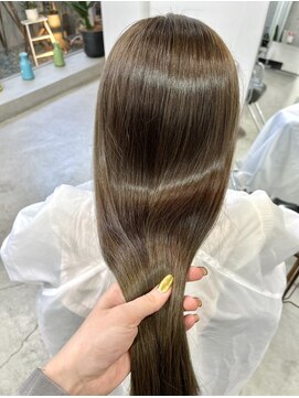 ヘアー アイス 御器所本店(HAIR ICI) 20代30代40代ブリーチなしまろやかチョコレートブラウン