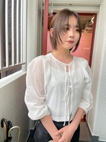 ローレン(LOREN)&nbsp;透明感髪質改善ベージュダブルカラーミルクティーグレージュ