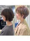 前下がりショート/絶壁解消/30代/40代/50代【橋本】