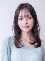 20代30代大人かわいいレイヤーカット/セミディ/シアカラー