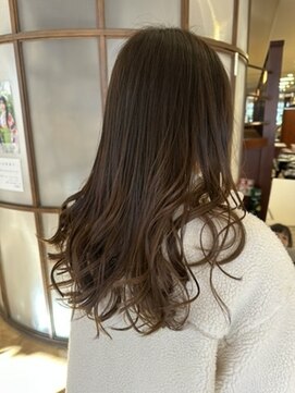 ジュール ドゥJour doux ブリーチなし　グラデーションカラー　グレージュ系