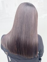 ロエ 元町店(Loe) 髪質改善トリートメント くすみモカブラウン 透明感 艶感