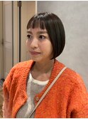 ショートボブ/デザインカット/ナチュラル