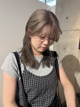 スリバー(sliver) 【松井蓮】色落ちまで綺麗にグレージュカラー