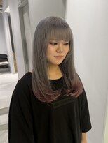 ヴァイス 新宿店(VAICE) Grey × Pink ブリーチ2回~
