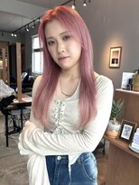 ヘアーループセラデザインワークス(Hair ruup Sela design works)&nbsp;抜け感シアーピンク