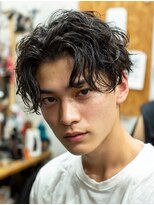 フェノメノン 豊田店(PHENOMENON)&nbsp;メンズ/ショートウェーブ/センターパート