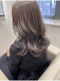 名古屋韓国風ヘア モーブグレージュ