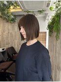 【imu STYLE】ヘーゼルベージュ×ボブスタイル