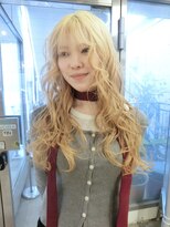 ノラ シブヤ(NORA)&nbsp;★ブロンドワンレングスブロンドヘアブロンドベージュ