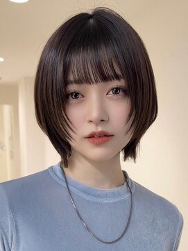 アイトーキョーエス 渋谷(AI TOKYO S) ボブ/着物ヘア/ダークアッシュ/ミディアムレイヤーカット/渋谷