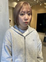 ソラス 緑地公園店(SOLAS)&nbsp;まとまるボブ。ミルクティーベージュ